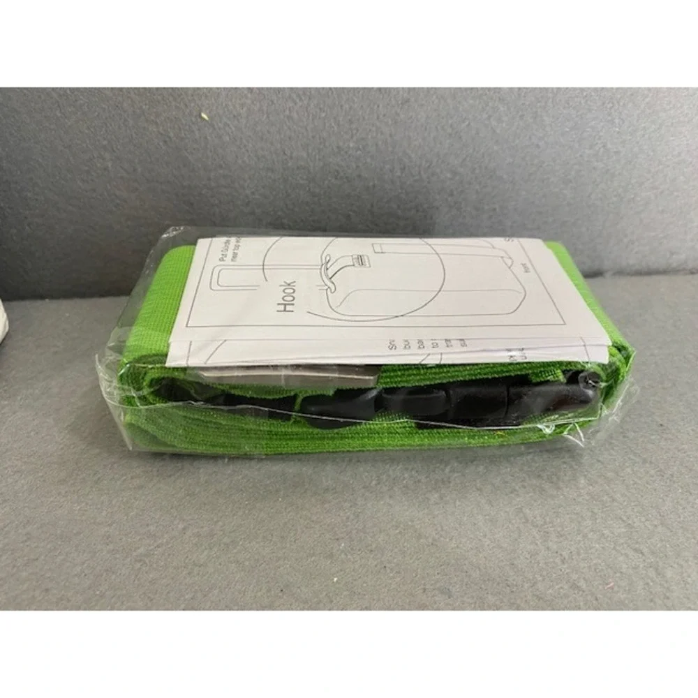 Gurdle 3 in 1 Luggage Strap Lime Green Compression Identification Bag‎ Connector